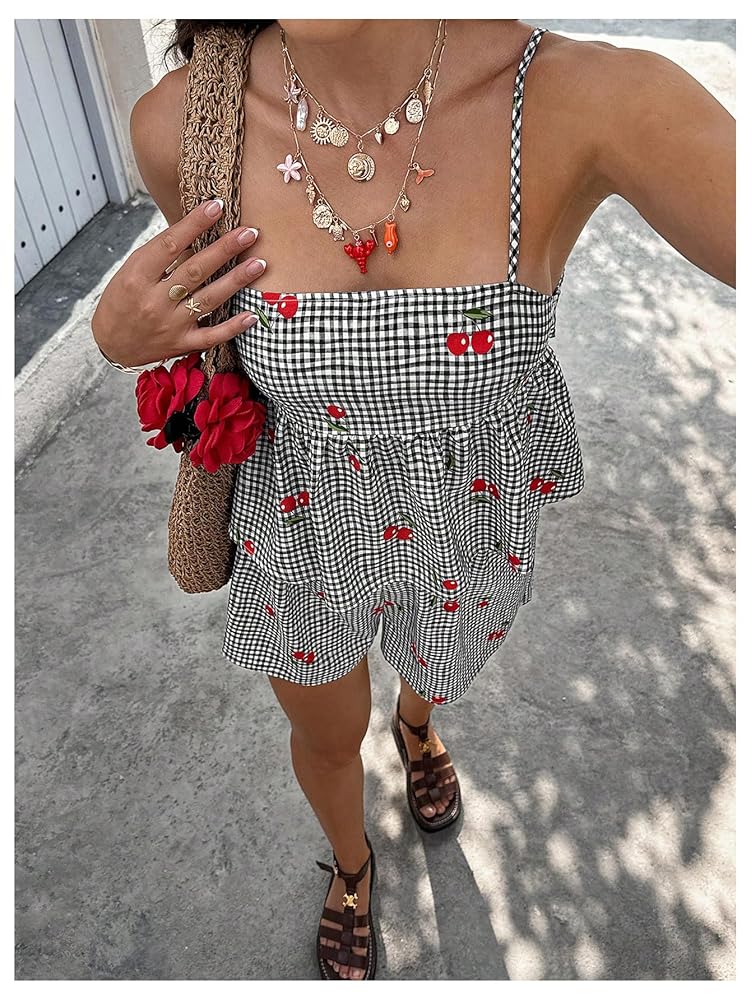 ワンピース ANDMARY Khy check set mdl_1_e4f7e082-0c3d-45e9-8dbe-